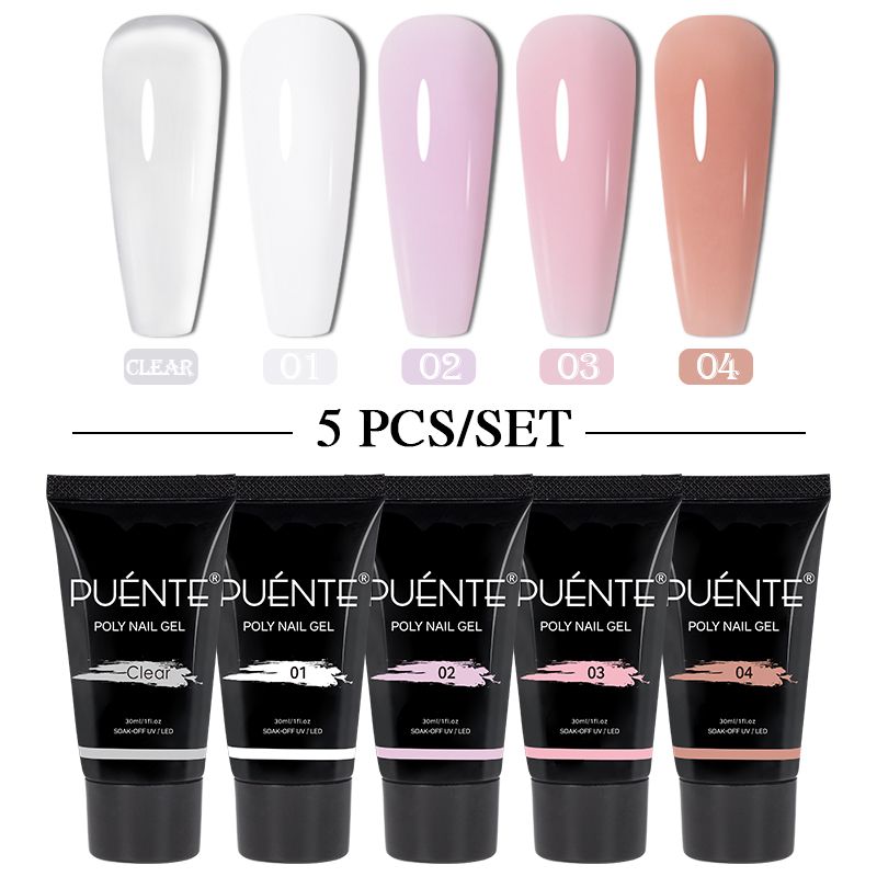 Conjunto de gel de unhas poli