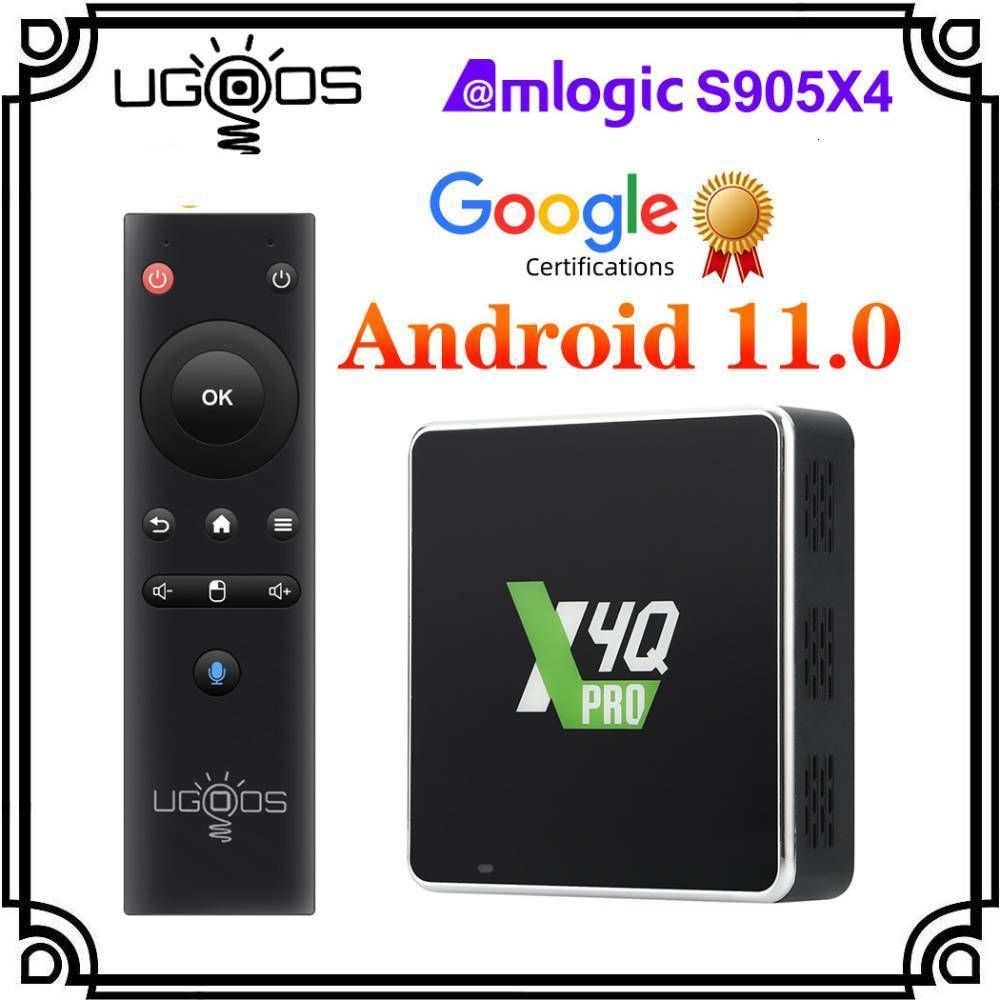 VONTAR X4 4GB 64GB Amlogic S905X4 Smart TV Box Android 11 Support 1000M LAN  Dual Wifi BT 8K Video Media Player Set top box EU Plus