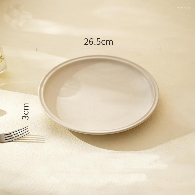 10 inch plate beige