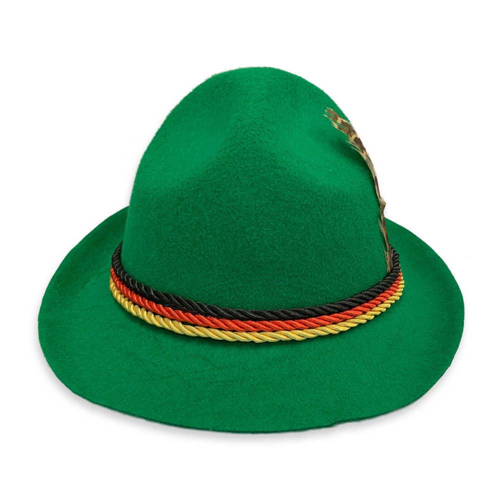 Zielony kapelusz jeden rozmiar pasuje do wszystkich
