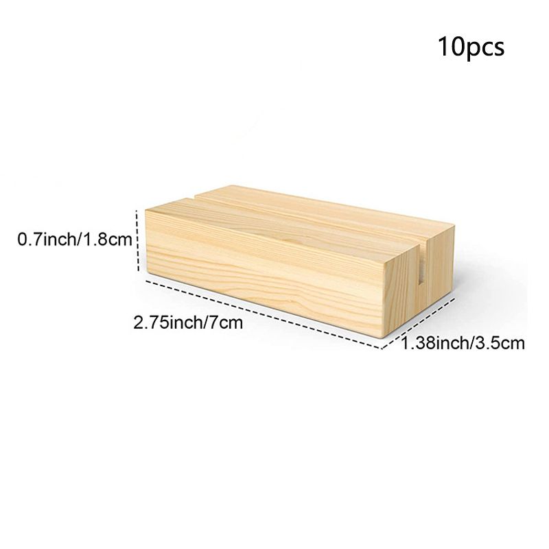 10pcs Wooden Bases