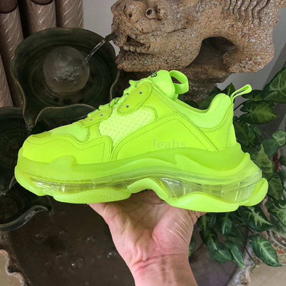 Triple s store neon green