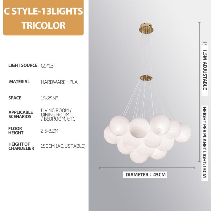 Typ C, 13 Köpfe, 65 W, 3 Farben wechselbar