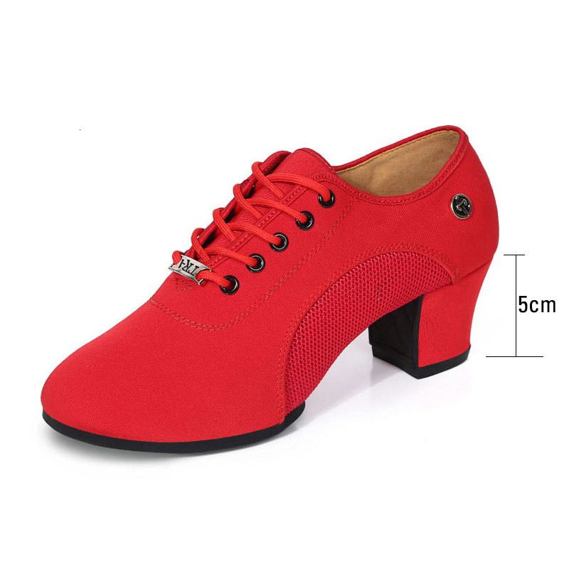 Rood 5 cm suede