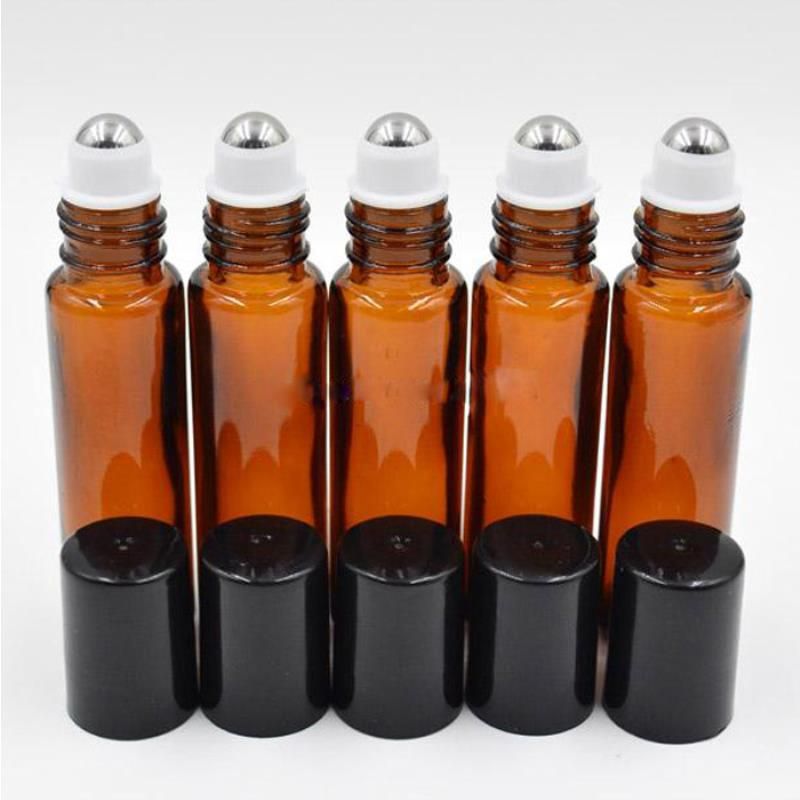 #C Amber Bottles Black Cap