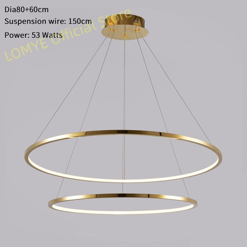 80x60 cm Golden Lampa Ciało ciepła biała