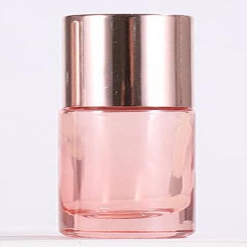 5ml Meio-de-rosa Garrafa + Cap brilhante