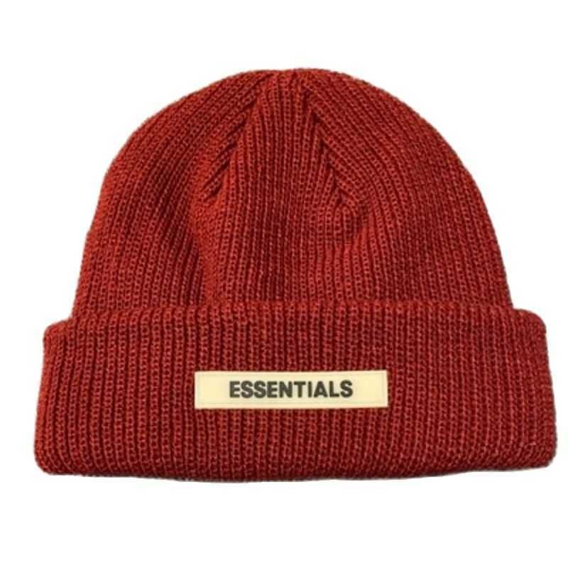 vinröd beanie