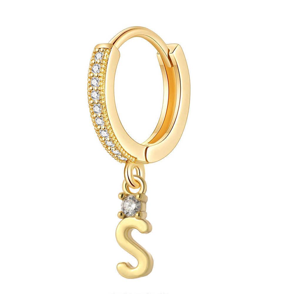 Letter Earrings s-Gold