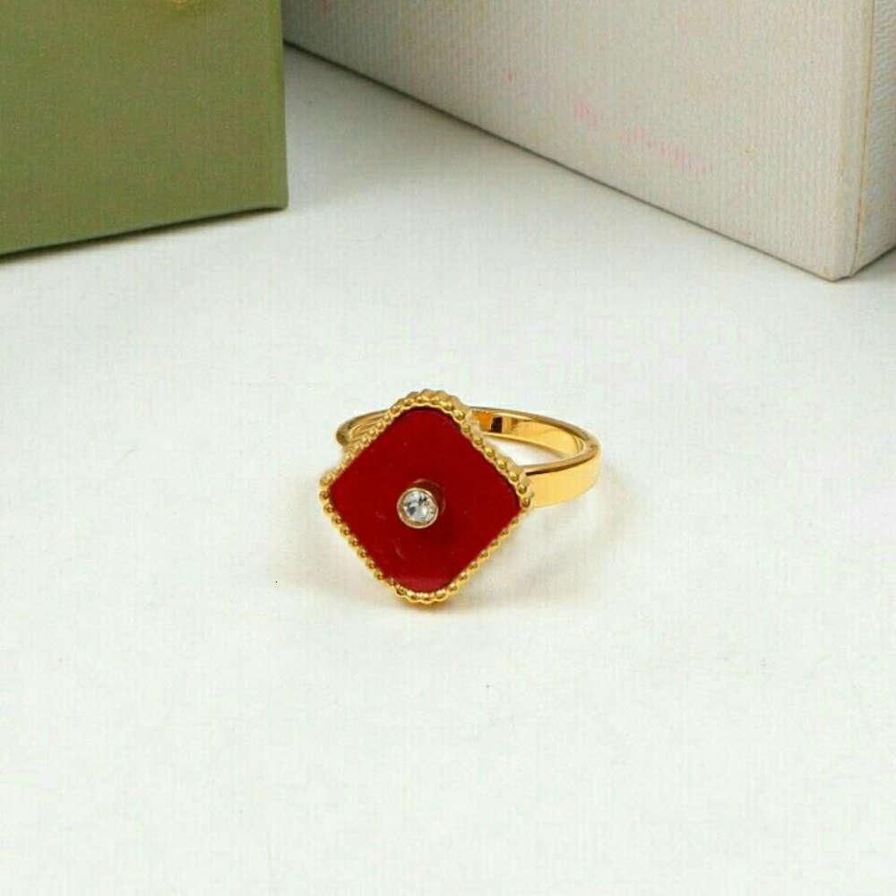gold red with stone