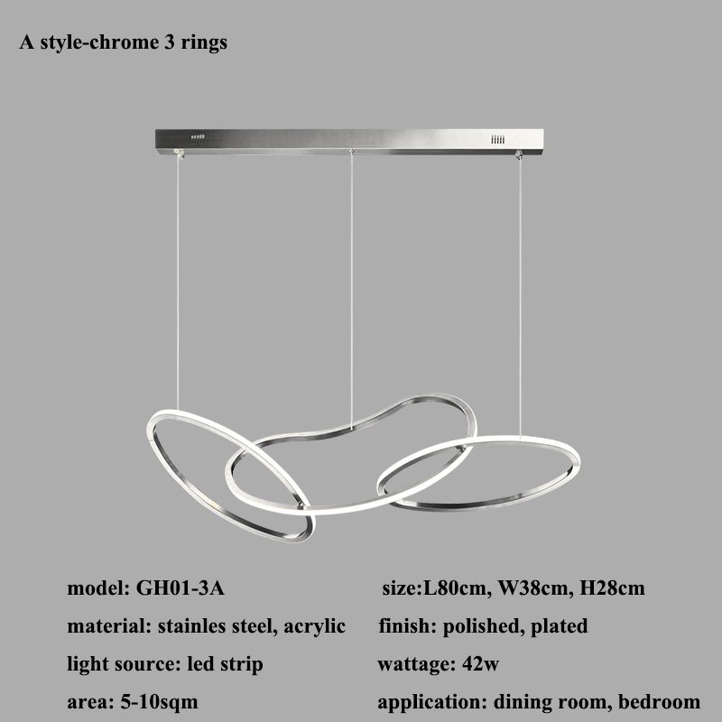 chrome-3 rings White light(6000K)