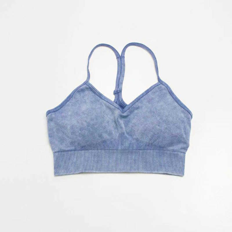 Blue Sports Bra