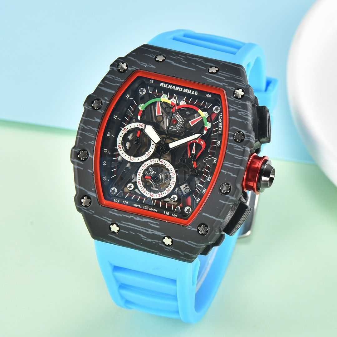 Multi Function Watches Richares Fashion Hollow Out Mens Fully