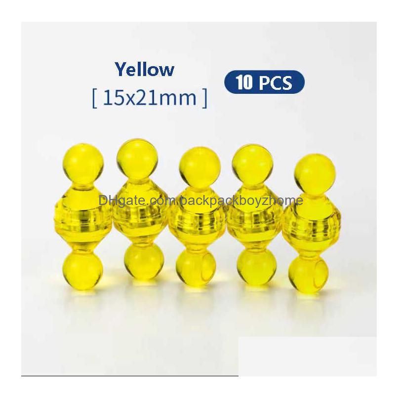 10pcs Jaune 21X15