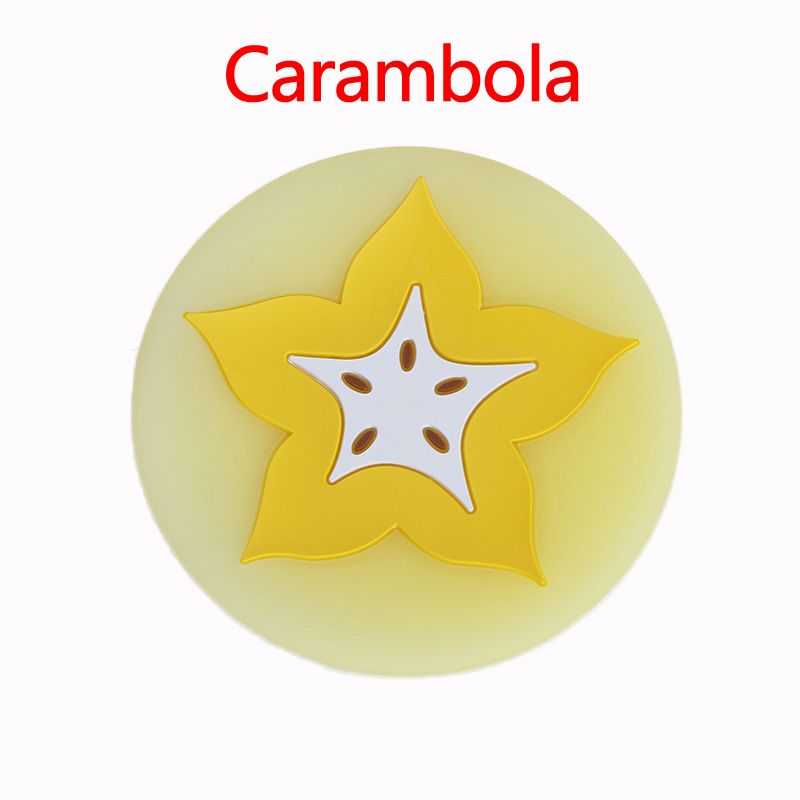 Carambola 9x9CM Tapete de Frutas