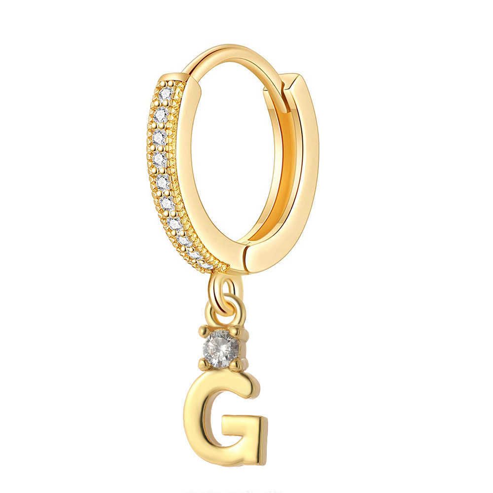 Letter Earrings g-Gold