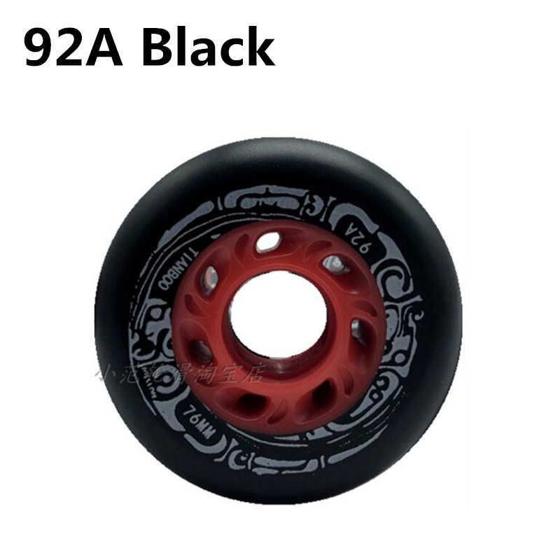 Inline Roller Skates Super Hardest Slide Skating Wheel Papaya White 95A