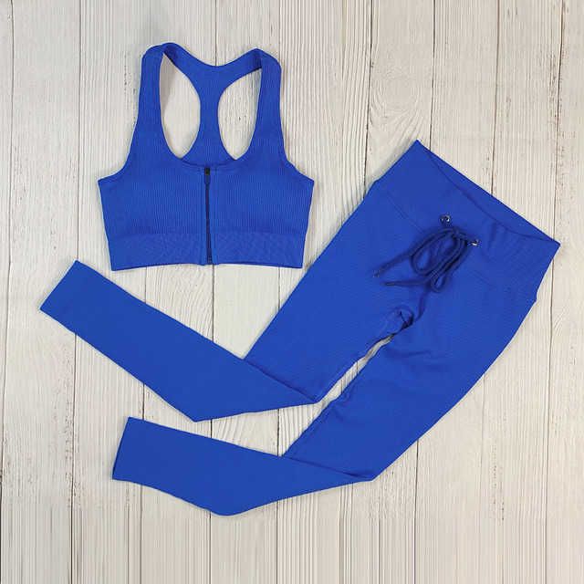 Pantalon Bleu Soutien-Gorge