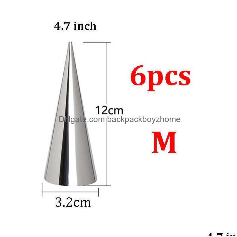 6Pcs Conical M