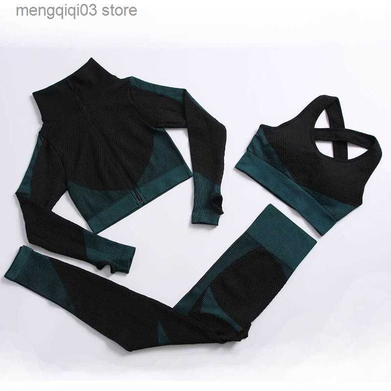 3 piece set dark green