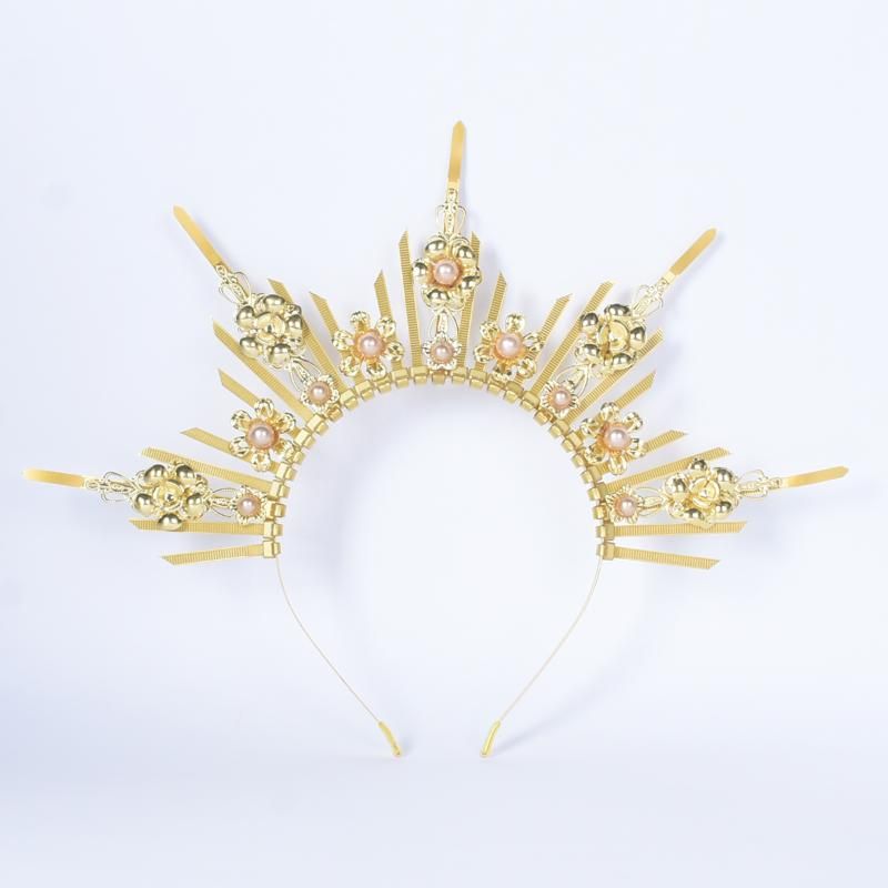 Gold-color China Tiaras