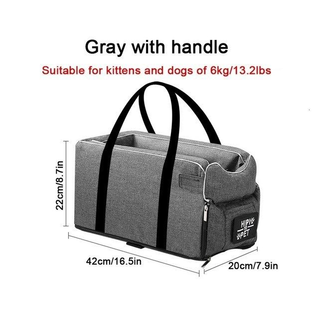 Gray with Handle-42x22x20 Cm