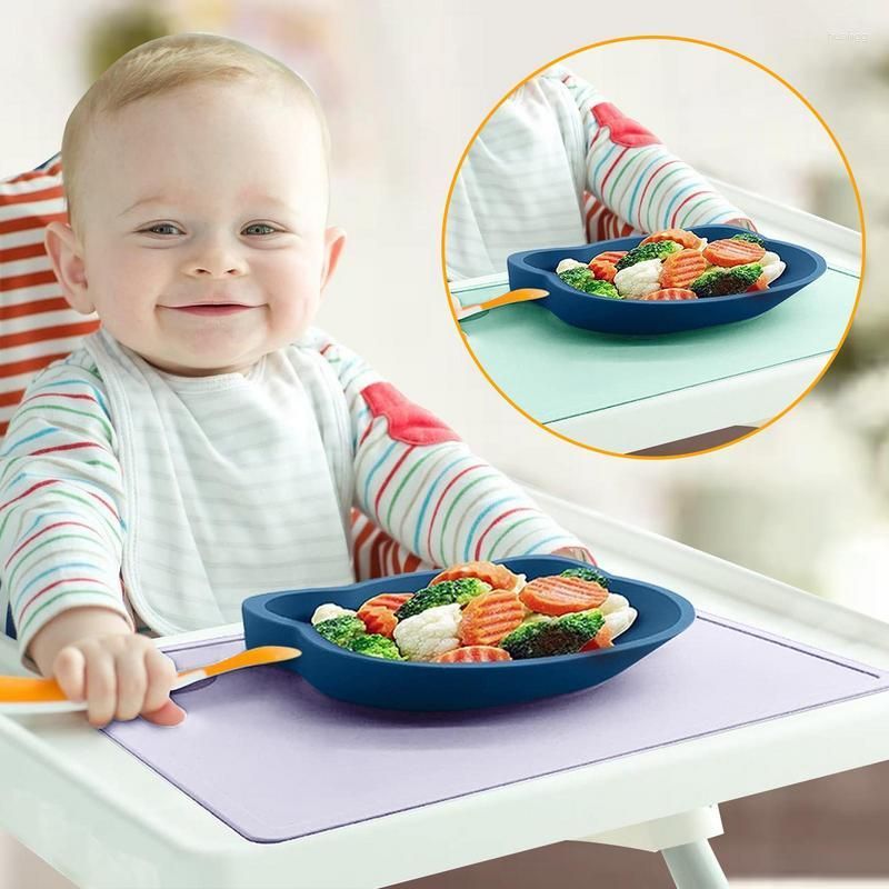 Kids Placemats Non-Slip Silicone Placemat For Kids Toddlers Children