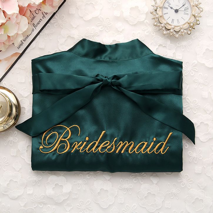 Bridesmaid green