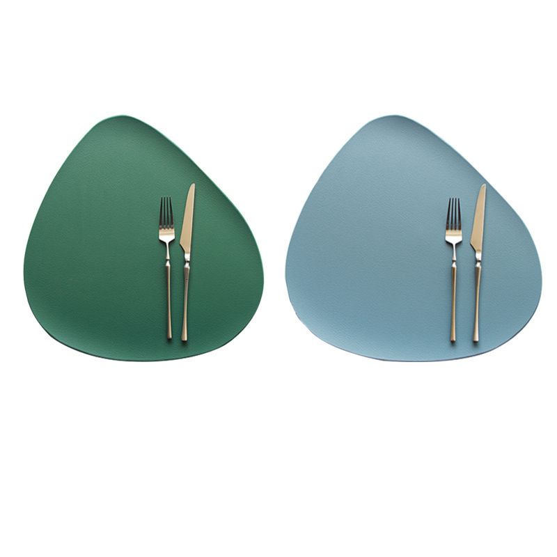 Green-blue-Oval-Set of 4