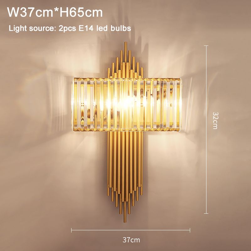 Altın W37 H65cm Dimm Olmayan Soğuk Işık