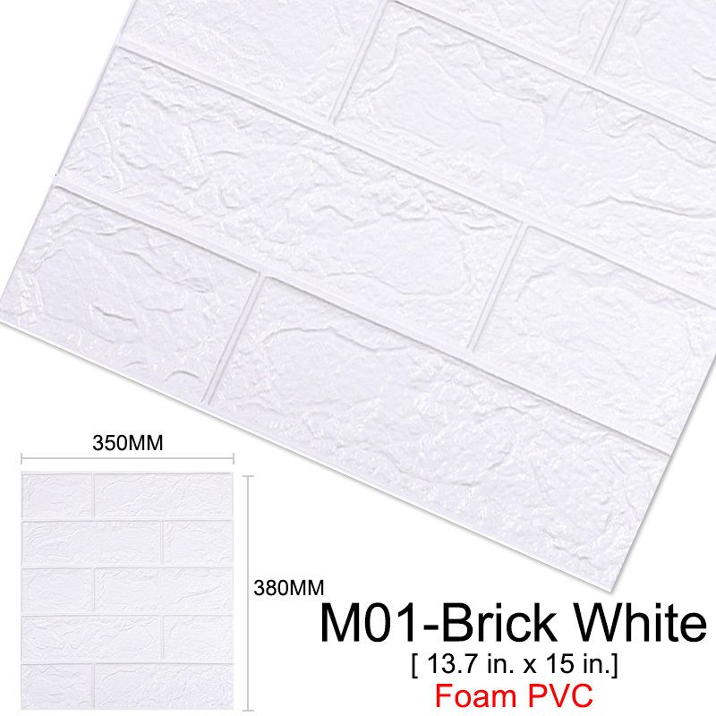 M01-Brick White-10pcs 35x38x4