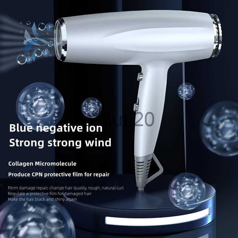 Luz azul Ion cabelo cuidados secador, alta potência temperatura
