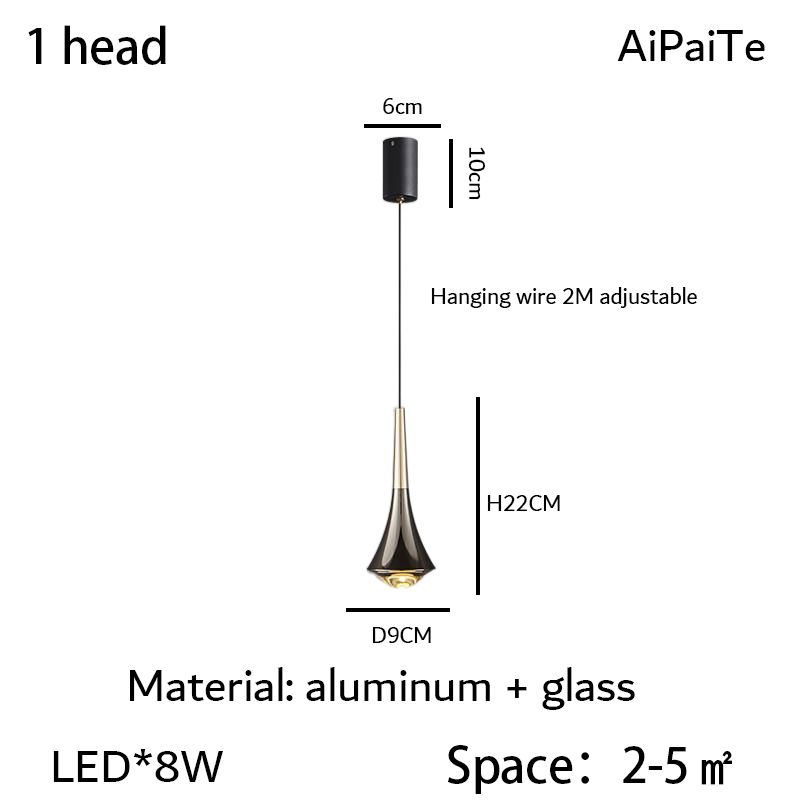 1head d9cm svart varm vit