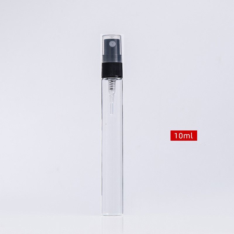 Couverture transparente de 10 ml de pulvérisation noire transparente