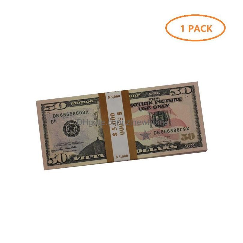 50 Dollar 1 Pack(100Pcs)