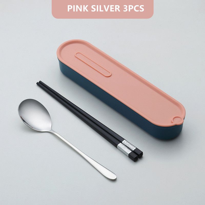 Pink silver 3pcs