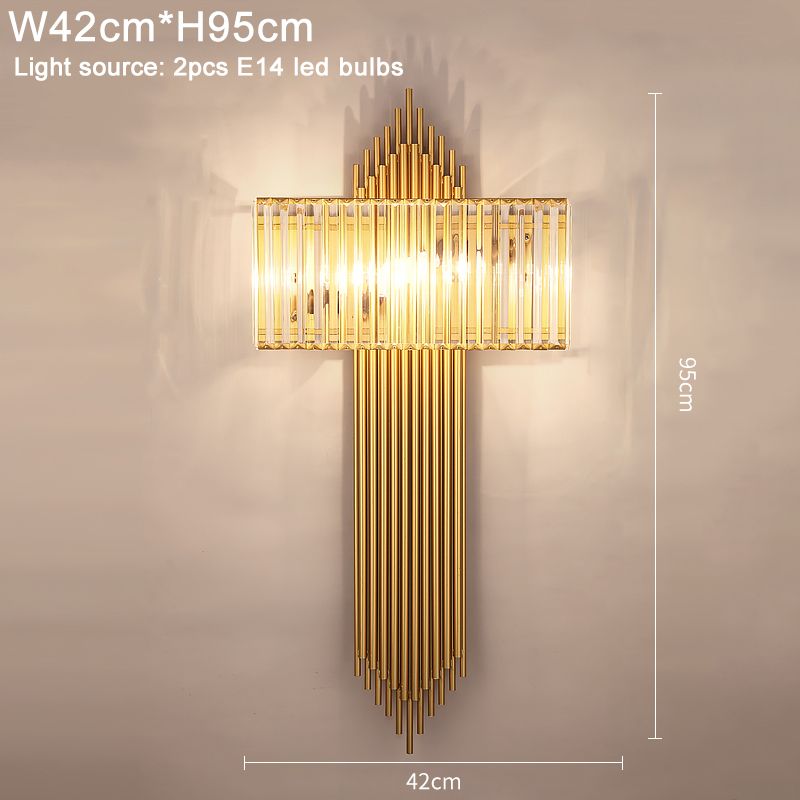 Altın W42 H95cm Dimm Olmayan Soğuk Işık