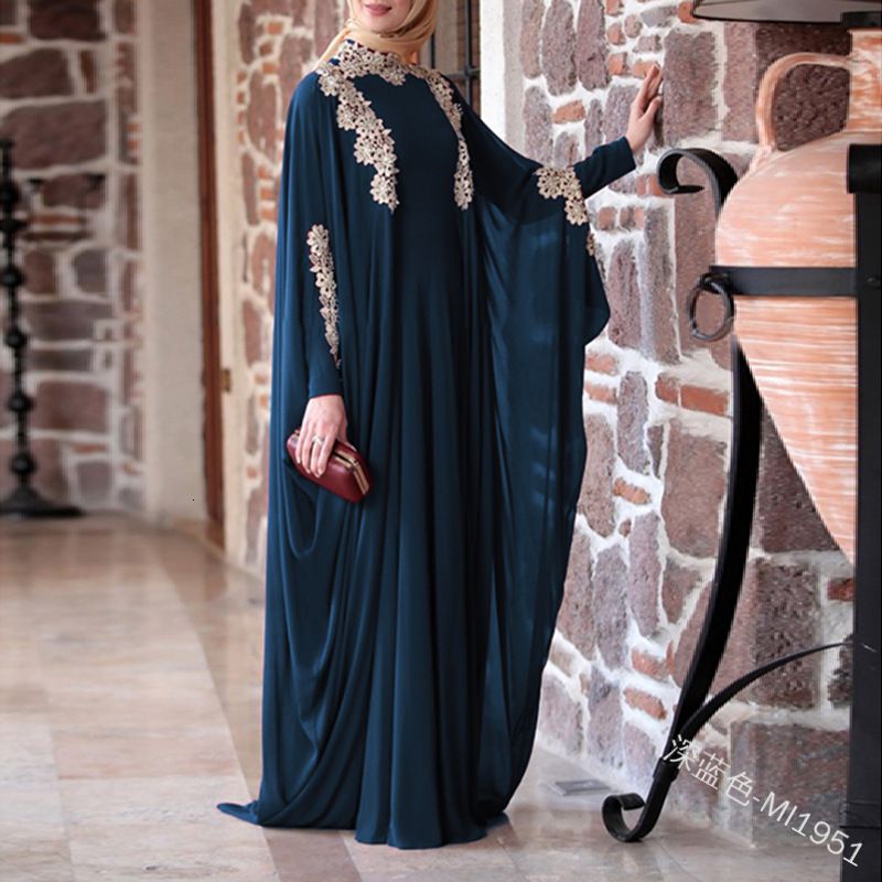 Этническая Одежда Мода Abaya Dubai Abayas Для Женщин Сплошной Кружево Кружевные Швы Плюс Размер Свободного Платья С Длинной Женщиной Исламская Одежда 230721 От 3 594 руб.