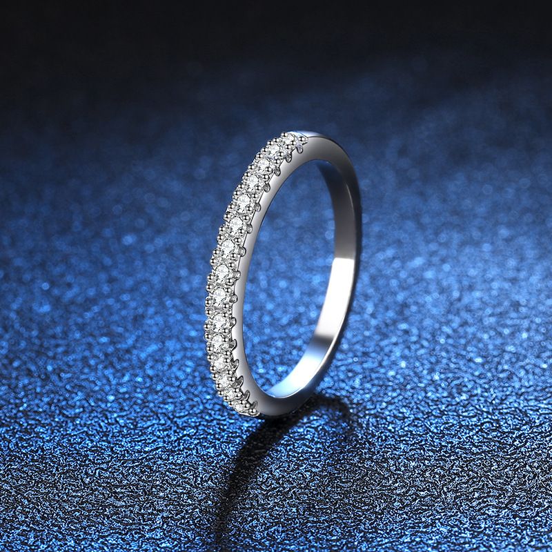 Moissanit-Ring 0,22 ct