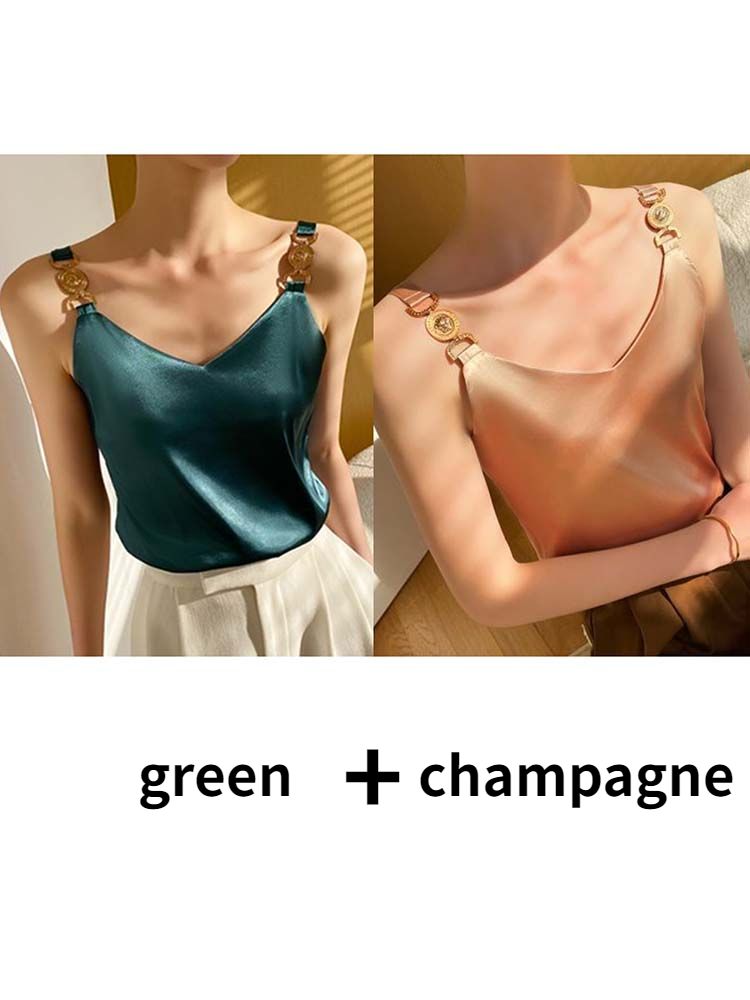 Vert et champagne