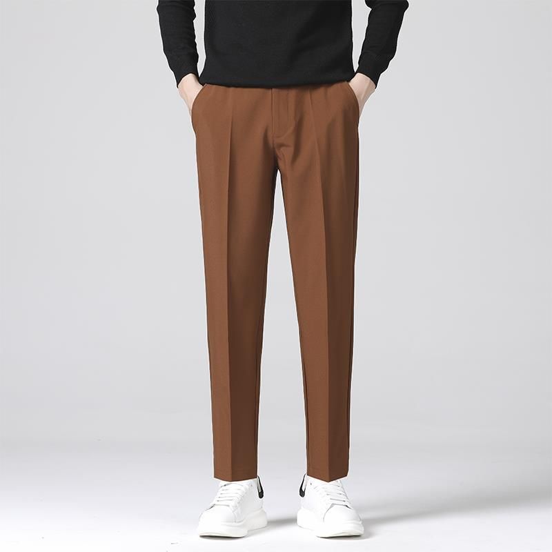 Dark brown trousers