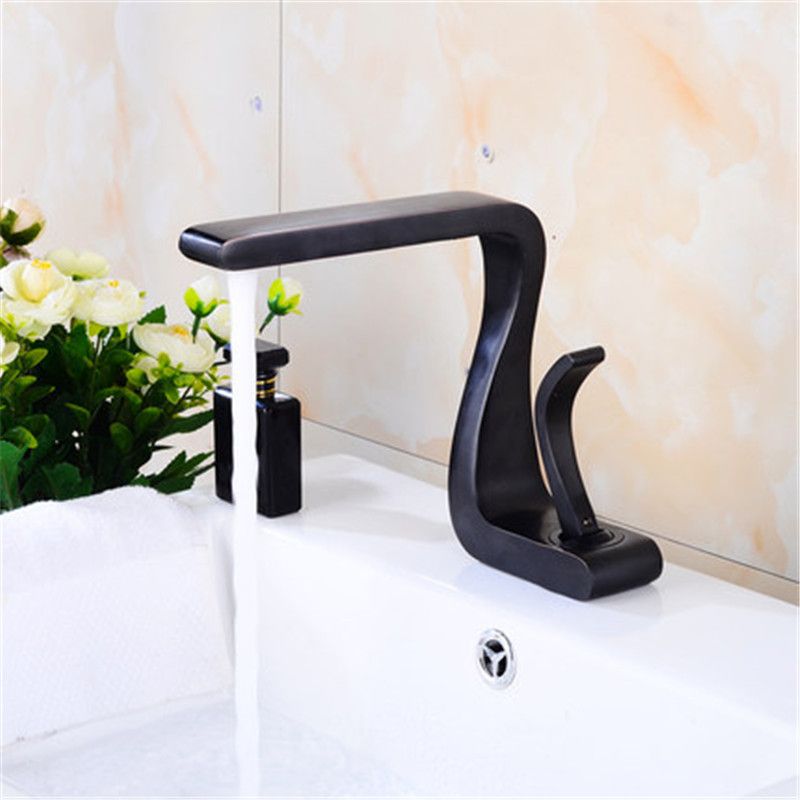 black faucet