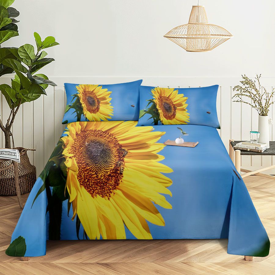 drap de lit de fleur 26