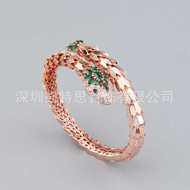 Bracelet - Or Rose Diamant Vert