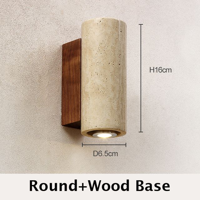 Round X Walnut Base Warm White