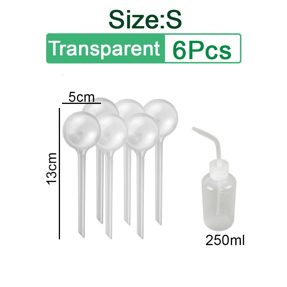 6 PCS S transparents