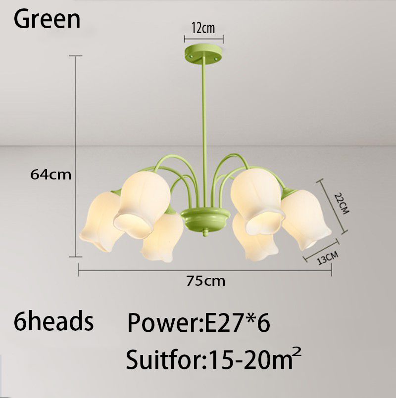 Una luce bianca da 6head verdi