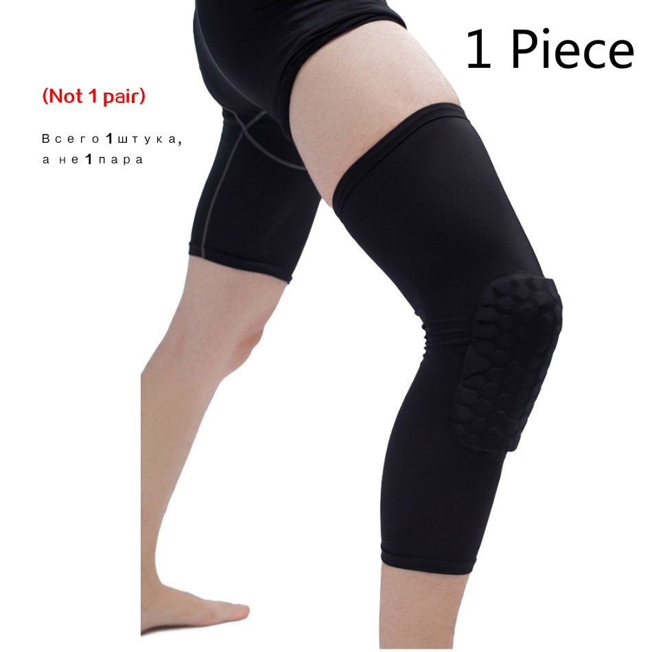 1pc Long Knee Black-XL