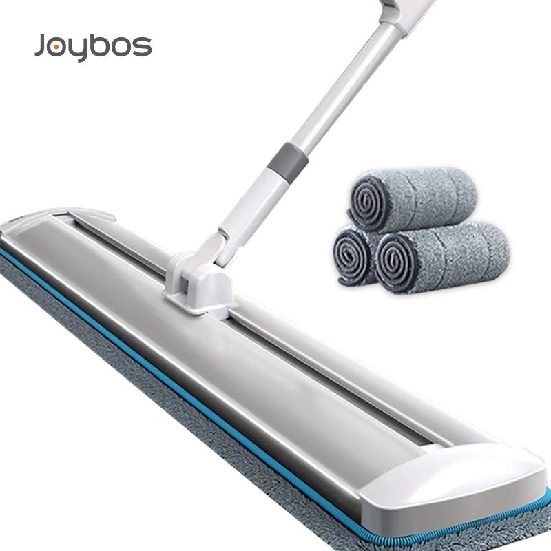 Mops Joybos Large Flat Mop Selfcontained Slide Microfiber Floor