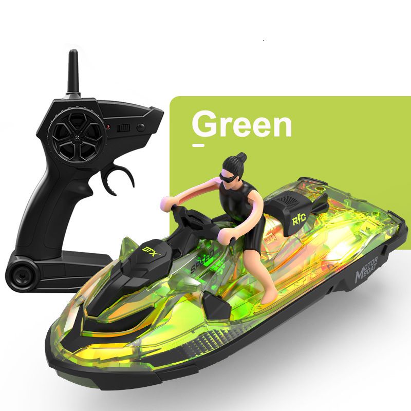 green motorwith doll